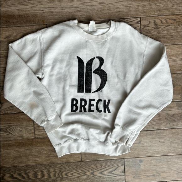 ‘Breck’ white and black sweatshirt size small - Picture 2 of 6